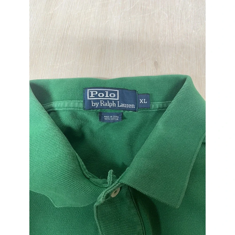 Polo Ralph Lauren Men's Green Polo Shirt‎ Size XL